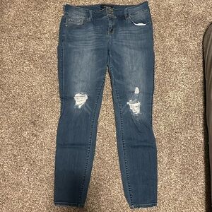 Torrid distressed jegging extra tall